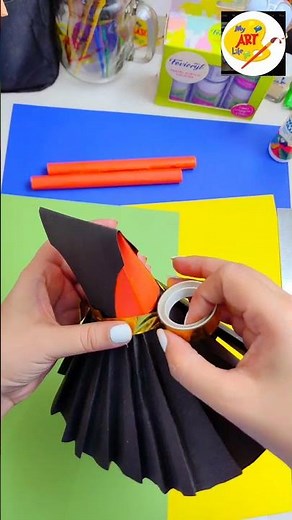 DIY Ravan Craft for Dussehra | Easy #art short