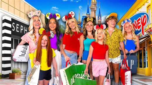 I challenge my family to a Disney shopping spree! 🛍️✨
