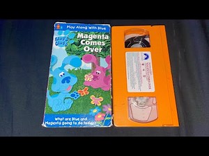 Opening To Blue’s Clues: Magenta Comes Over 2000 VHS