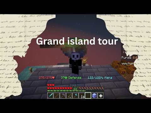 Hypixel skyblock new player island tour