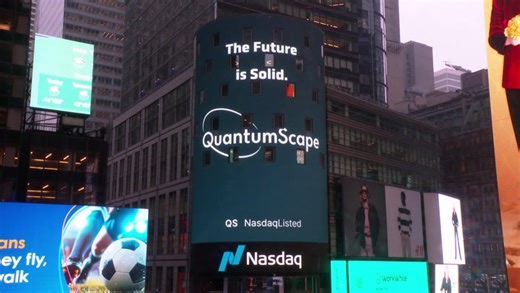 QuantumScape Rings the Nasdaq Stock Market Opening Bell