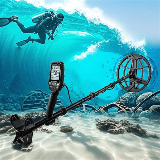 Metal Detector for Adults Professional, Pinpoint Metal Detector Waterproof Gold and Silver, Higher Accuracy  Skycruiser S63