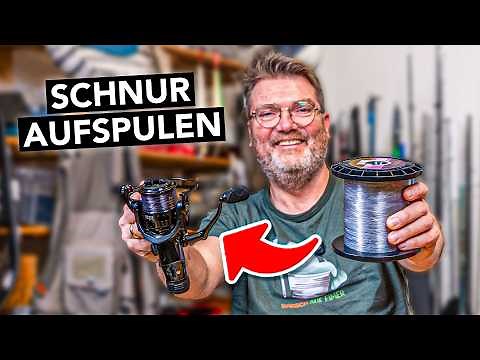 Angelschnur richtig aufspulen 🎣 Wie du deine Angelrolle bespulst (3 Methoden)