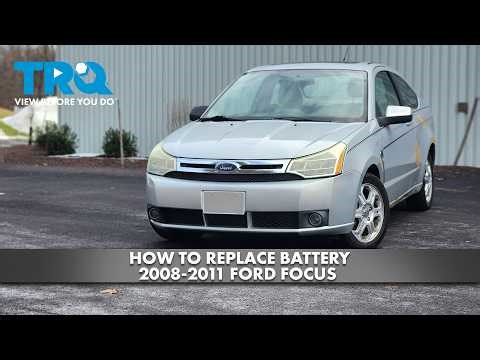 How to Replace Battery 2008-2011 Ford Focus
