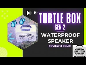 🤯 Shockproof and Waterproof: Turtlebox Gen 2 Waterproof Speaker Demo & Review