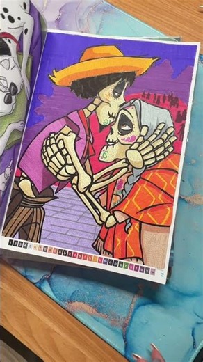 Water-based markers for mystery coloring?
