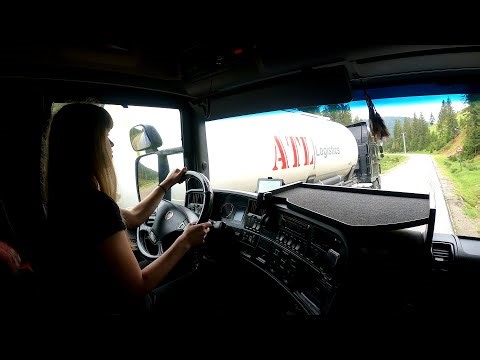 A day in the life of a 24 year old female truck driver
