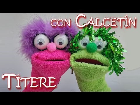 Como hacer un Títere con un calcetín - Manualidades para todos
