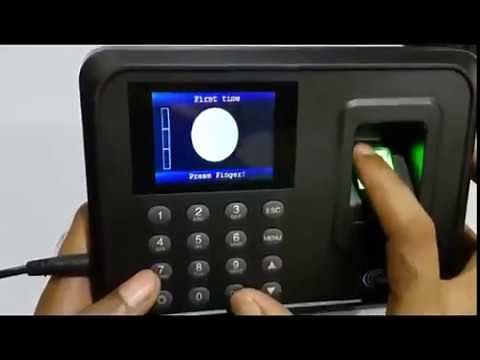 How to Install Biometric Staff Time attendance Device