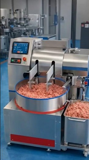 Industrial Meat Chopping Machine in Action | Food Processing Equipment #shorts