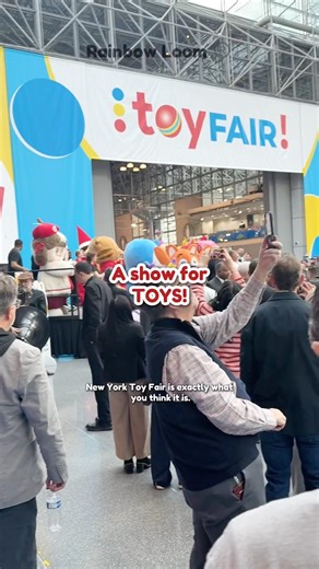 This is what a toy show for adults looks like! Which brand are you excited for? #nytf #rainbowloom