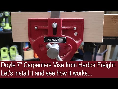 Doyle Woodworking (Carpenters) vise at Harbor Freight...