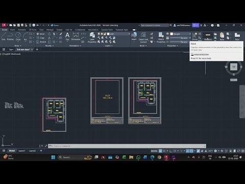 AutoCAD project for 3rd semester L-1