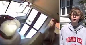 Deer crashes through school bus windshield, lands on 'very confused,' sleepy student