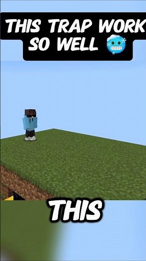 Minecraft 5x1 flat ground trap, it works so well