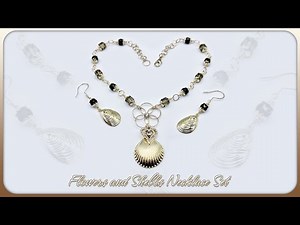 Flower and Shells Necklace Set Tutorial