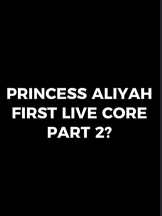 Princess Aliyah’s First Live — Core Moments | Part 2 @princess__aliyahh (i love youu alii !) #princessaliyah #core #fredcess #fyp #fypp