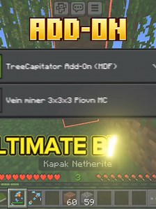 Resource Pack: Veinminer 3×3 & Treecapitator for Minecraft