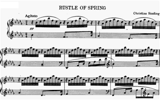 (春之声)克里斯蒂安·辛丁 The Rustle of Spring,Op.32,No.3