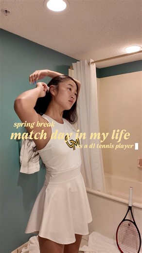 DAY IN MY LIFE AS A D1 ATHLETE ON SPRING BREAK!🎾🌴 #shorts