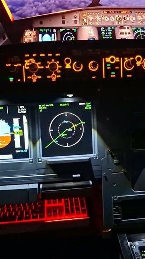 1st flight in home made airbus a320 cockpit. #a320 #mfs2020 #flightsimulator #airbus