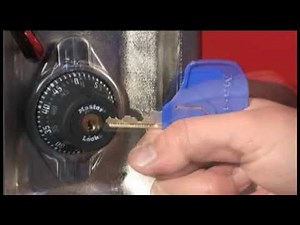 Master Lock Model 1695MKADA Locker Lock - Key Operation - Student Training