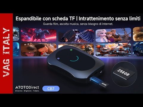 Atoto CB7 Carplay AI BOX is the perfect Android multimedia video box for your car!