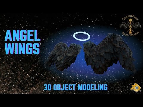 Angel Wings 3d Model (Blender 2.8)