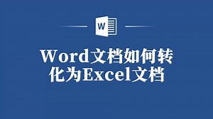 转换Word文档为Excel表格，轻松应对数据处理需求！_哔哩哔哩_bilibili