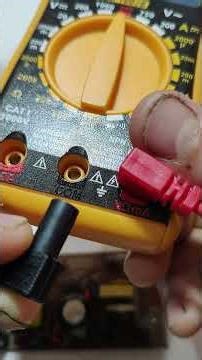 Como testar DIODO na placa usando o MULTÍMETRO DIGITAL. #shorts