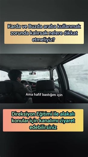 What precautions should we take when driving on a slippery road? #drivinglessons