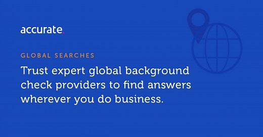 International Background Checks & Global Searches - Accurate