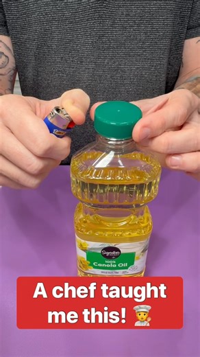 9K views · 13 reactions | Easy cooking oil hack This original video was produced by Network Media LLC Productions, Rick Lax and Jennie Carroll | At Home with Jennie and Nick | Facebook