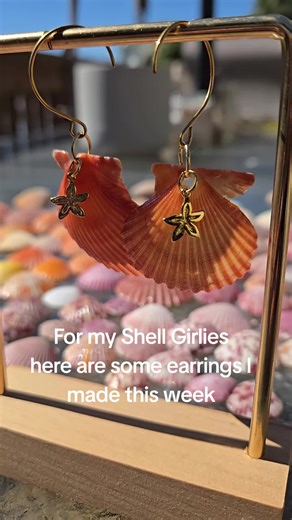 For my salt water mermaid babes!! All these shells were ethically sourced from SW FL beaches. The gold ones are all 18k coated, silver is 925 coated or aluminum and nickel free! Soon to be on my Etsy! Stay tuned for matching Necklaces and pendants! More to come soon! #shelljewelry #mermaidjewelry #floridashells #oceaninspiredjewelry #shellearrings