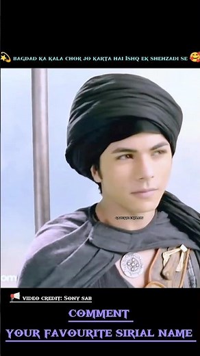 The black thief is in love with a princess 🥰ll Aladdin ll Sony Sab ll #aladdin #tvshow #short