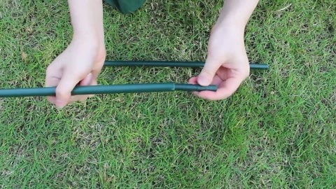 Gardzen Garden Hoops, DIY Greenhouse Hoops for Raised Beds, Row Cover, Garden Netting 24PCS