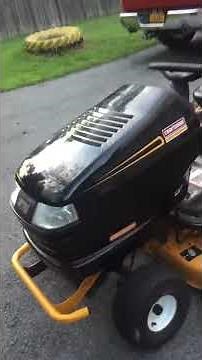 The craftsman lawn tractor that backfires every time it starts