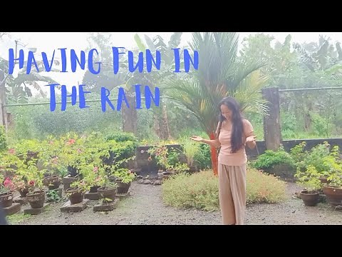 Enjoy showering in November Rain| NO BRA CHALLENGE in the rain??? (not accepted) 😂😂😂