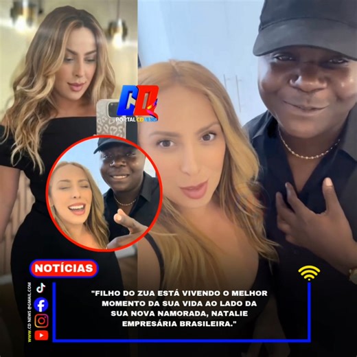 ⚡️- Filho do Zua está vivendo o melhor momento da sua vida ao lado da sua nova namorada, Natalie, uma jovem Brasileira. Confirme o vídeo e deixe a sua opinião. • • _____________________________________________ #portacdnews | Portal CD News