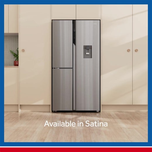Looking for the right fridge for your family? Haier side-by-side fridges are the perfect blend of innovation and convenience – how cool! | The Good Guys
