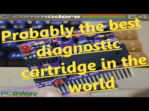 How to build a Des test switch diagnostic cartridge for the commodore 64