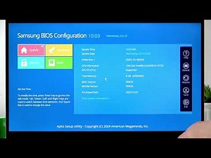 SAMSUNG Galaxy Book4 – How to Enable or Disable Touchpad in BIOS
