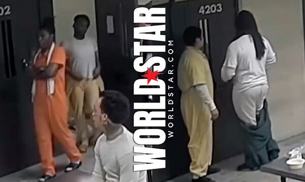 What Was Really Goin’ Down In That Cell? Two Inmate Get Spotted Doing Some Questionable Things Inside Their Cell!