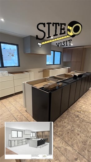 Cabinet Design Center on Instagram: "👷‍♂️✨ Site Visit in Voorhees, NJ! Join us on-site as we walk through this first-floor renovation during the cabinet installation phase. You’ll see the layout taking shape — the premium kitchen, dining room, custom built-ins, and the framework for that amazing bar with the circular dome ceiling. This project is transforming fast, and we can’t wait to show the final reveal! Thinking about a renovation of your own? 👉 Visit Cabinet Design Center in Voorhees, NJ