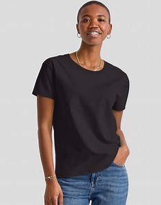 Hanes Essentials Women’s T-Shirt, 100% Cotton Relaxed-Fit Tee, Sizes XS-XXL