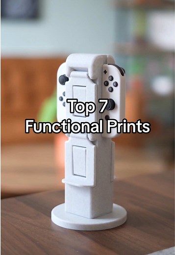 Top 7 most 3D printed. Let me know which one you want to print! . Files at LinkIn myBio.