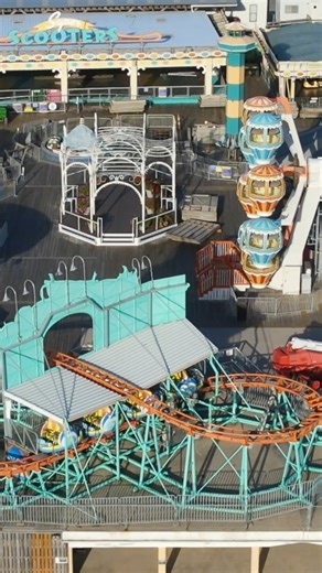 A closed Boardwalk! Missing those rides!!! | Wildwood Boardwalk