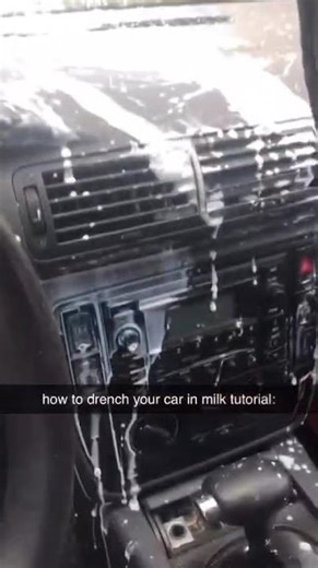 How to drench your car in milk tutorial