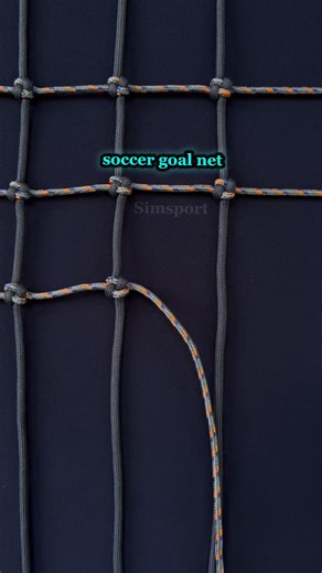 Simsport on Instagram: "knots for making soccer nets and others #soccernet #badketballnet"