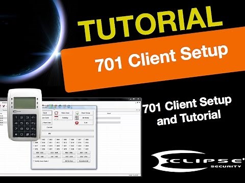 How To: Eclipse CCTV Access Control 701 Client Software Setup